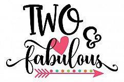 Two Fabulous SVG Product Image 1