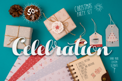 Christmas hand made celebration PACK Product Image 1