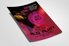Jazz Night Party Flyer Product Image 3