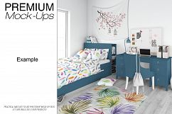 Kids Room - Bed Set, Tapestry, Rug &amp; Pillows Set Product Image 12
