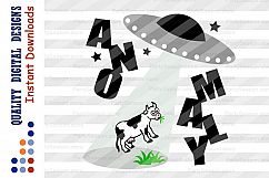 Anomaly svg designs I believe svg ow and aliens svg Ufo svg Product Image 2
