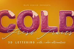 Ice Cream - 3D Lettering Product Image 4