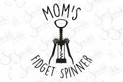 Mom&#039;s Fidget Spinner Cut File Set | SVG, EPS, DXF, PNG Product Image 1
