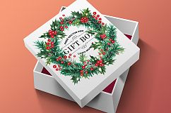 Watercolor Christmas decorations set Product Image 6