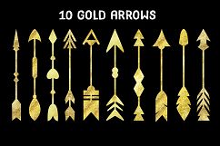 20 Gold and Silver Arrows PNG Product Image 2