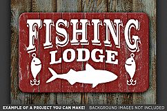 Fishing Lodge Svg File - Fishing Sign - Fishing Svg - 790 Product Image 3