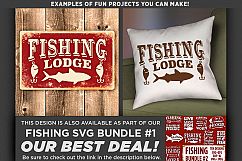 Fishing Lodge Svg File - Fishing Sign - Fishing Svg - 790 Product Image 2