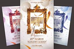 Birthday Party Flyer Product Image 1