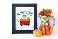 Pumpkins SVG - Fall SVG Cut File - DXF EPS PNG JPG PDF AI Product Image 3