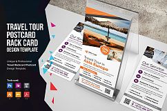 Holiday Travel Postcard &amp; Rack card DL Flyer Product Image 1