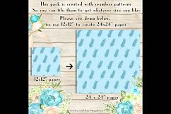 100 Seamless Tinted Feather Digital Papers 12 x 12 inch Product Image 3