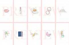 40 Instagram Story Highlights Icons in COLOUR, Hand Drawn Product Image 3
