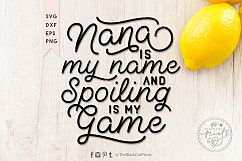 Nana is my name SVG DXF EPS PNG Product Image 3