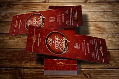 Vintage Party Ticket Template Product Image 2