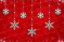 Red and Gold Christmas Digital Paper Pack / Backgrounds / Scrapbooking / Patterns / Printables / Card Making Product Image 7