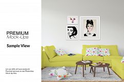 Throw Pillows Carpet &amp; Frames Set Product Image 13