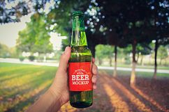 Beer Glass and Bottle Mock-up Bundle #1 Product Image 14