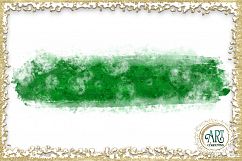 Green Shamrocks Clover Glitter Brush Strokes 24 PNG clipart Splashes  Product Image 7