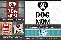 Dog Mom SVG File - Dog Paw Print SVG - Paw Print SVG - 804 Product Image 1