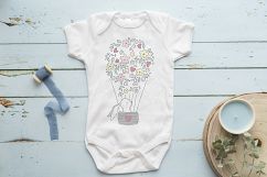 Onsie, Infant bodysuit Mockup Product Image 3