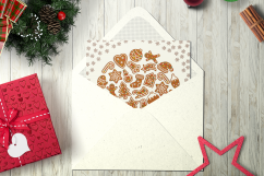 Christmas gingerbread icon set. Product Image 2