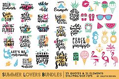 Summer Lovers SVG Cut File Bundle Product Image 1