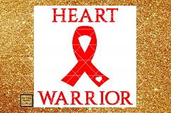 Heart Warrior Svg, Warriors Svg, Awareness Svg, Chd Svg, Chd Warrior Svg, Heart Disease Svg, Heart Defect Svg, Chd Awareness Ribbon Svg, Dxf Product Image 2