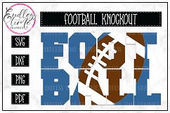 Football In Football Knockout SVG Cut File Product Image 1