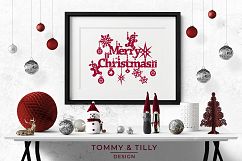 Merry Christmas - SVG EPS DXF PNG PDF JPG Cut File Product Image 4