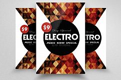 Electro Party Flyer Template Product Image 1