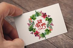 Autumn ornament PNG watercolor leaves set Product Image 6