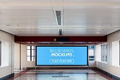 +25 Billboards in Mall Mockups Product Image 6