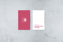 Vertical Business Card Mockup Product Image 5