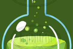 Watercolor Beakers Clipart Product Image 3