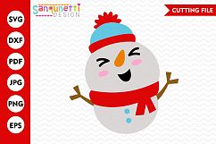 Snowman svg, winter svg, snowman clipart, Christmas svg Product Image 1