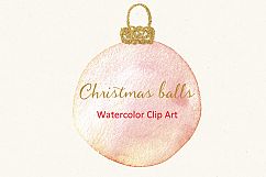 Christmas watercolor clipart bundle Product Image 10