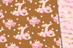 Good night bunny pattern in pink Product Image 3