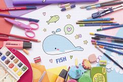 Cute Creatures Vector Set Product Image 4