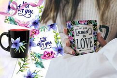 Wonderful tropical plant PNG watercolor set Product Image 5