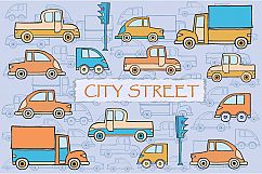 Toys vector buildings and cars Product Image 2
