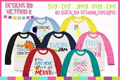 Back to school Bundle, 40 School designs, SVG, DXF, EPS Product Image 20