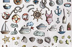 Nautical Cartoon Objects Set Product Image 3