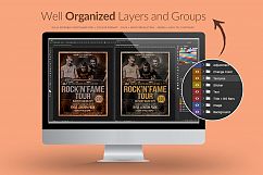 Rock &#039;N&#039; Fame Flyer Ticket Templates Product Image 4
