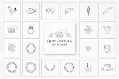 100 Hand drawn design elements. Logos. Product Image 10