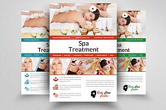 Spa &amp; Skin Care Treatment Flyer Product Image 1
