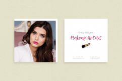 Makeup Artist Business Card Template Product Image 3