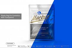 Plastic Bag for Cosmetics with Transparent Product Image 4