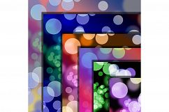 Bokeh Digital Scrapbooking Papers 12x12 inches Product Image 2