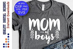 Mom Of Boys Svg Mom Life svg Mother's Day Gift Mom svg Product Image 1