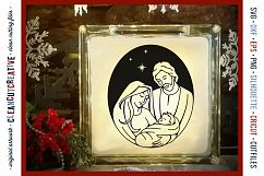 Christmas Nativity Design - Holy Family - Baby Jesus SVG Product Image 2